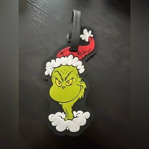 Grinch Luggage Tag - Green and Red